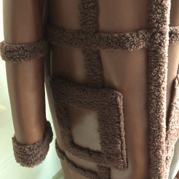 Stand Studio Brown Long Coat - Picture 7 of 8